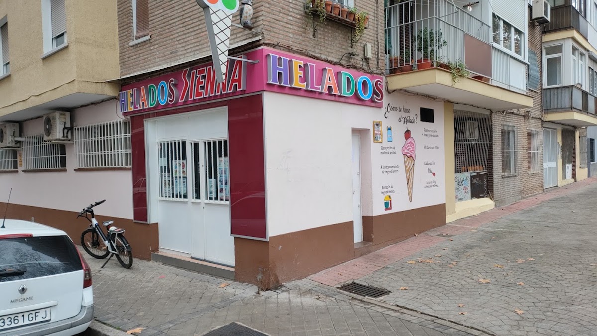 Helados Sienna — el local