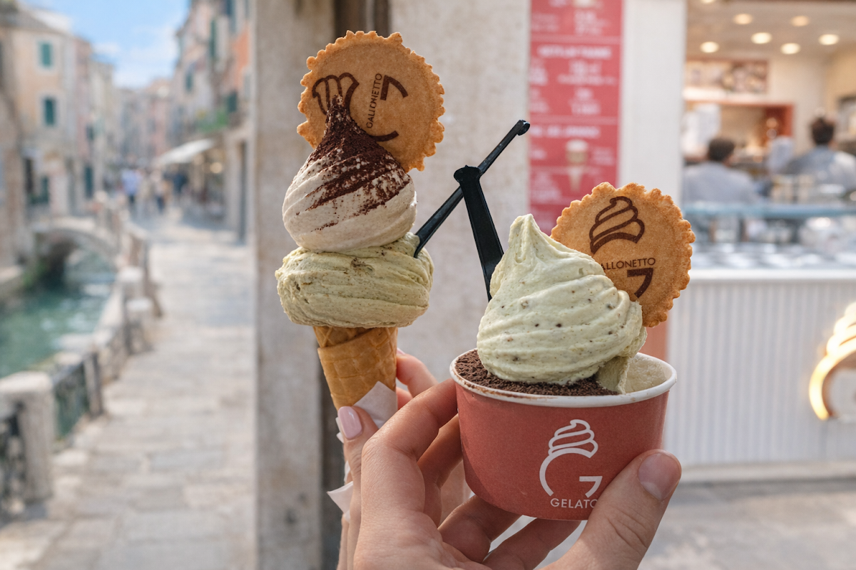 Il gelato della casa.