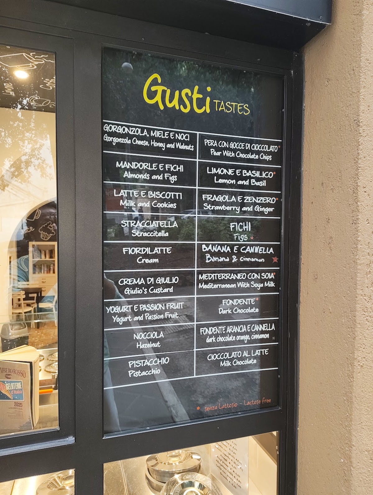 Il locale in servizio.