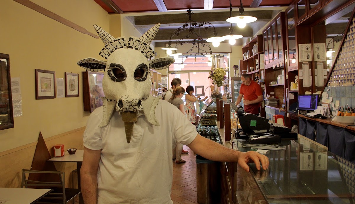 Il gelato servito.