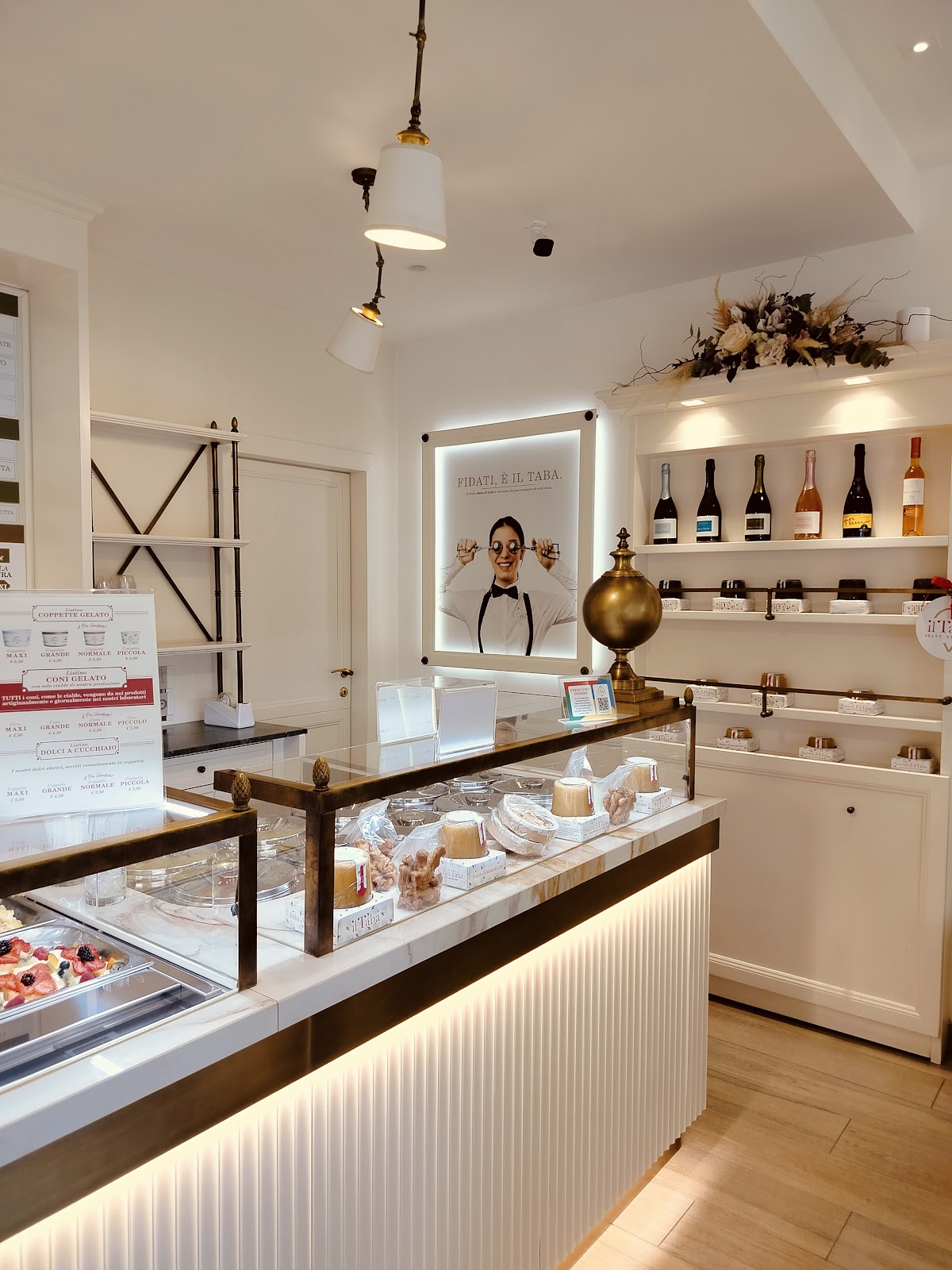 Il gelato della casa.