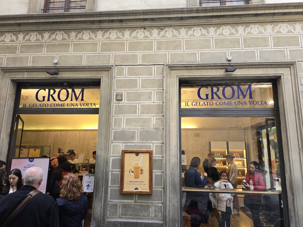 Il locale visto dall'interno.