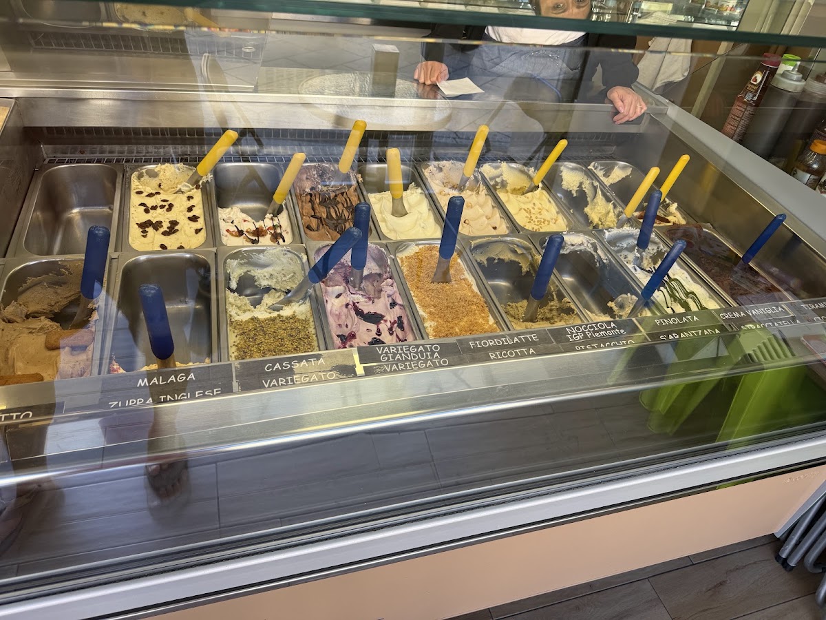 Il gelato servito.
