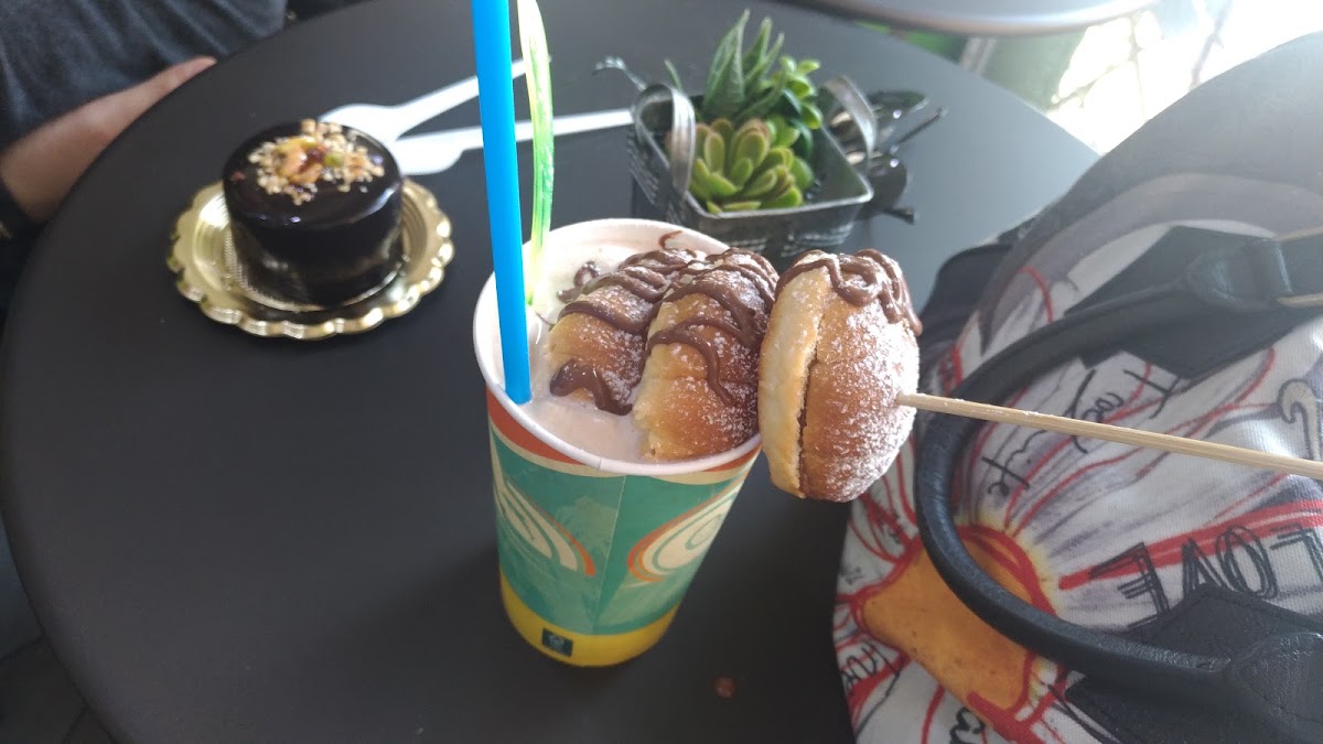 Un dettaglio del banco.