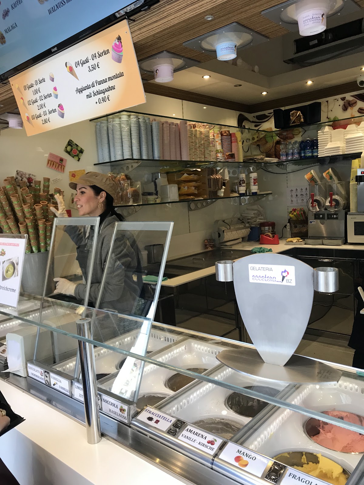 Il gelato della casa.