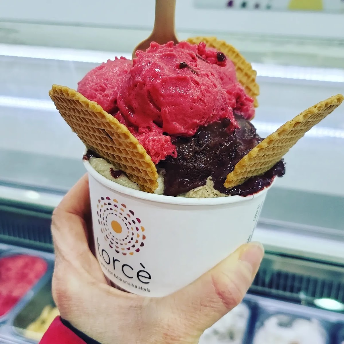 Il gelato della casa.
