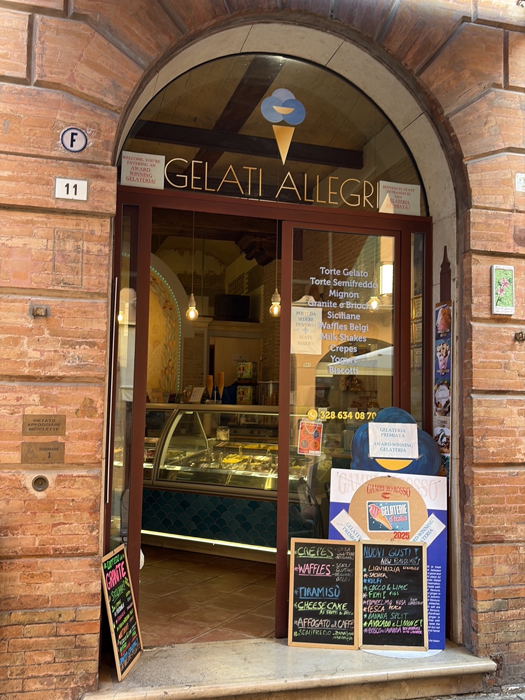 Il locale in servizio.