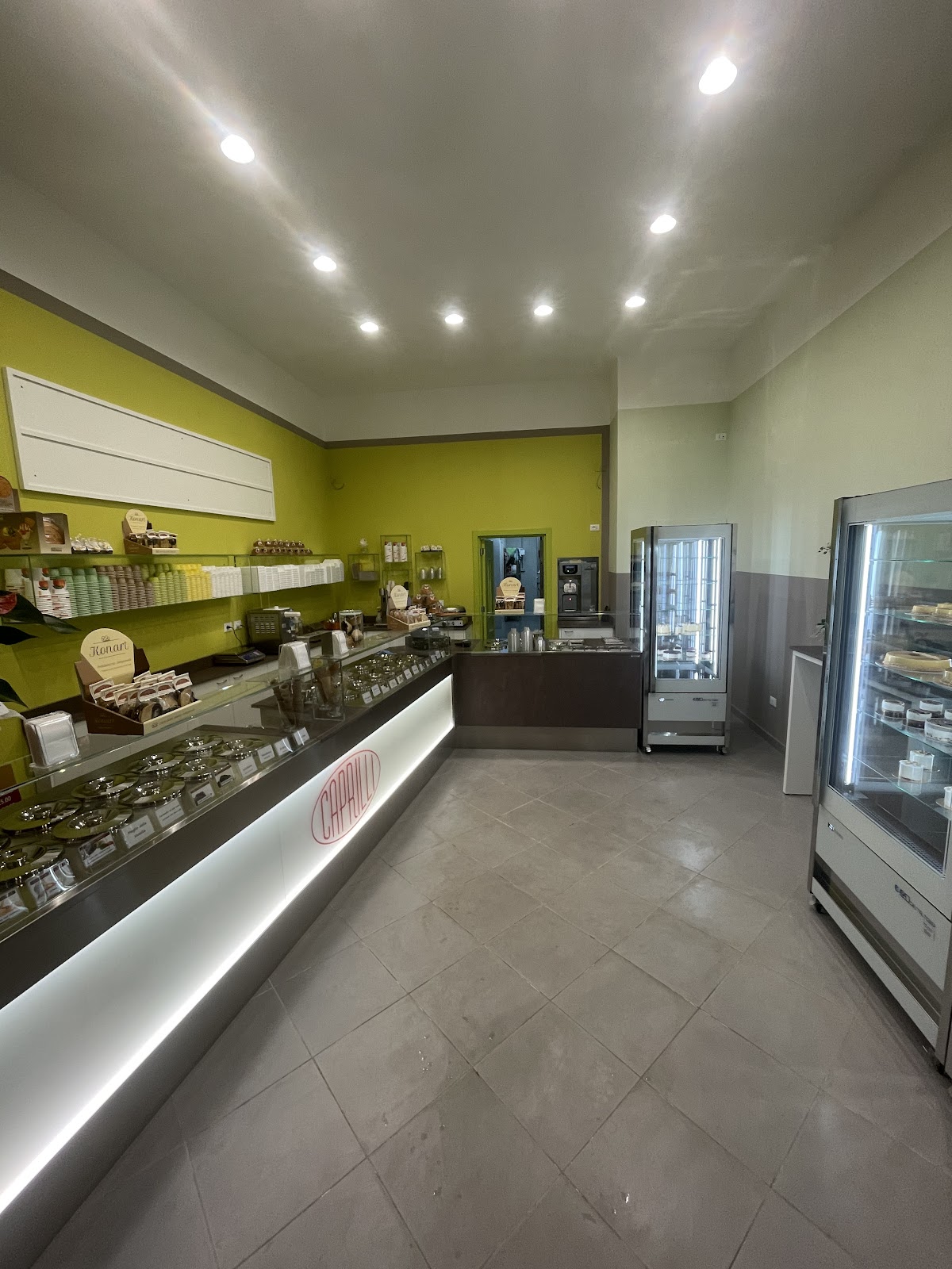 Il gelato servito.