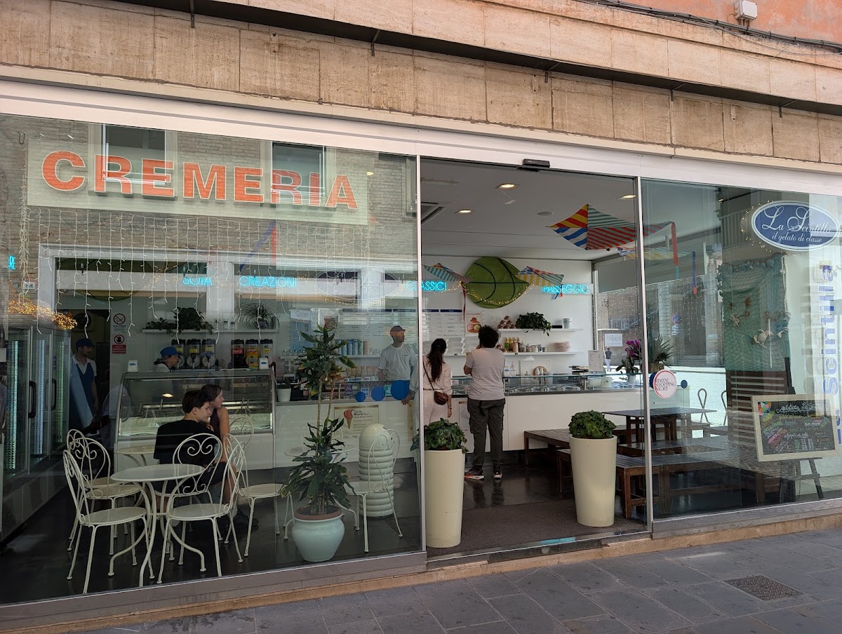Un dettaglio del banco.