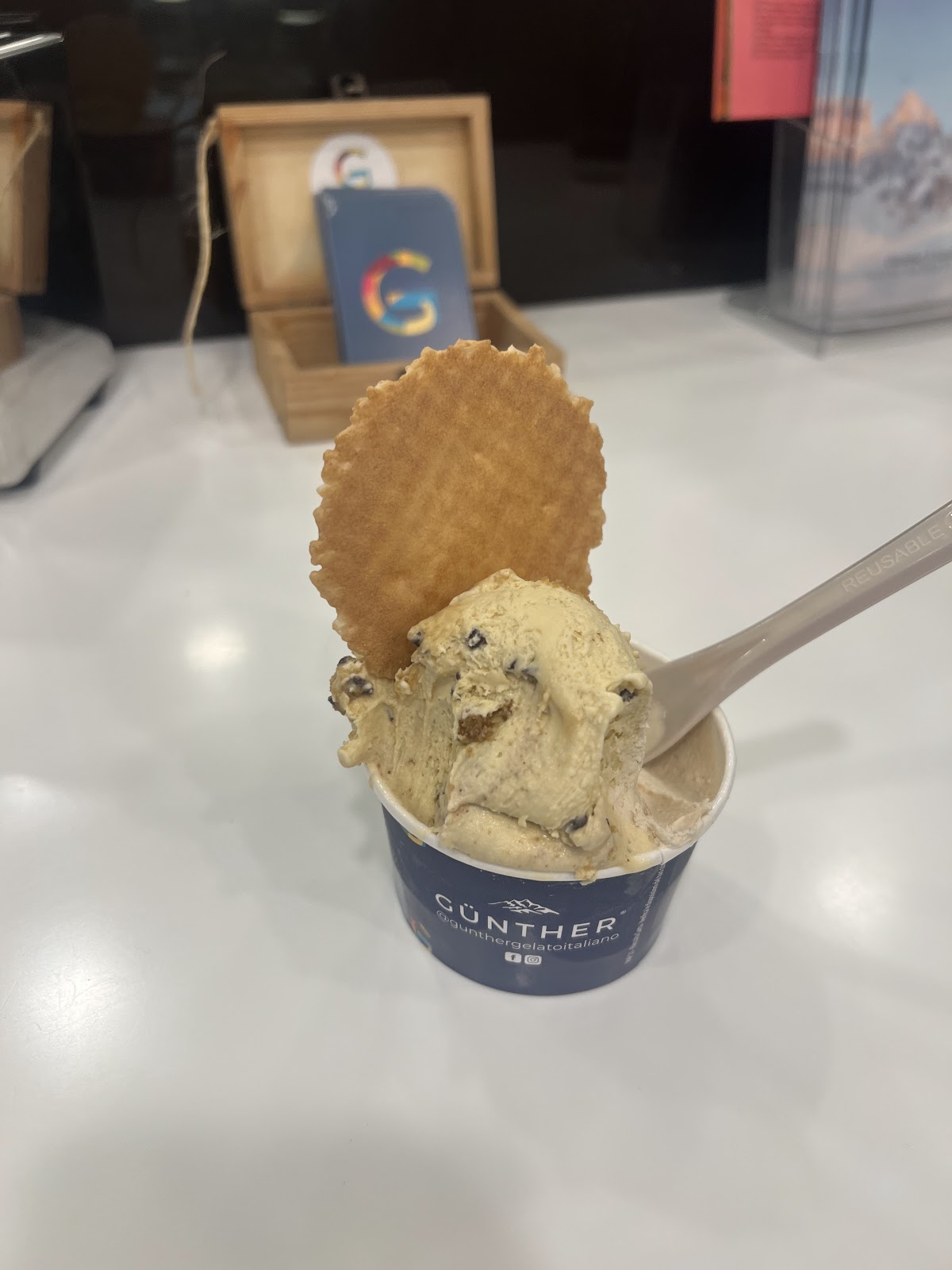 Il gelato della casa.