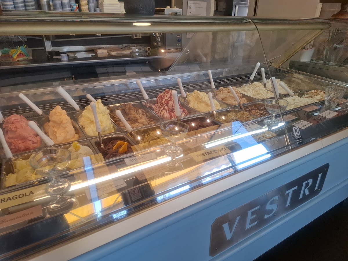Il gelato servito.
