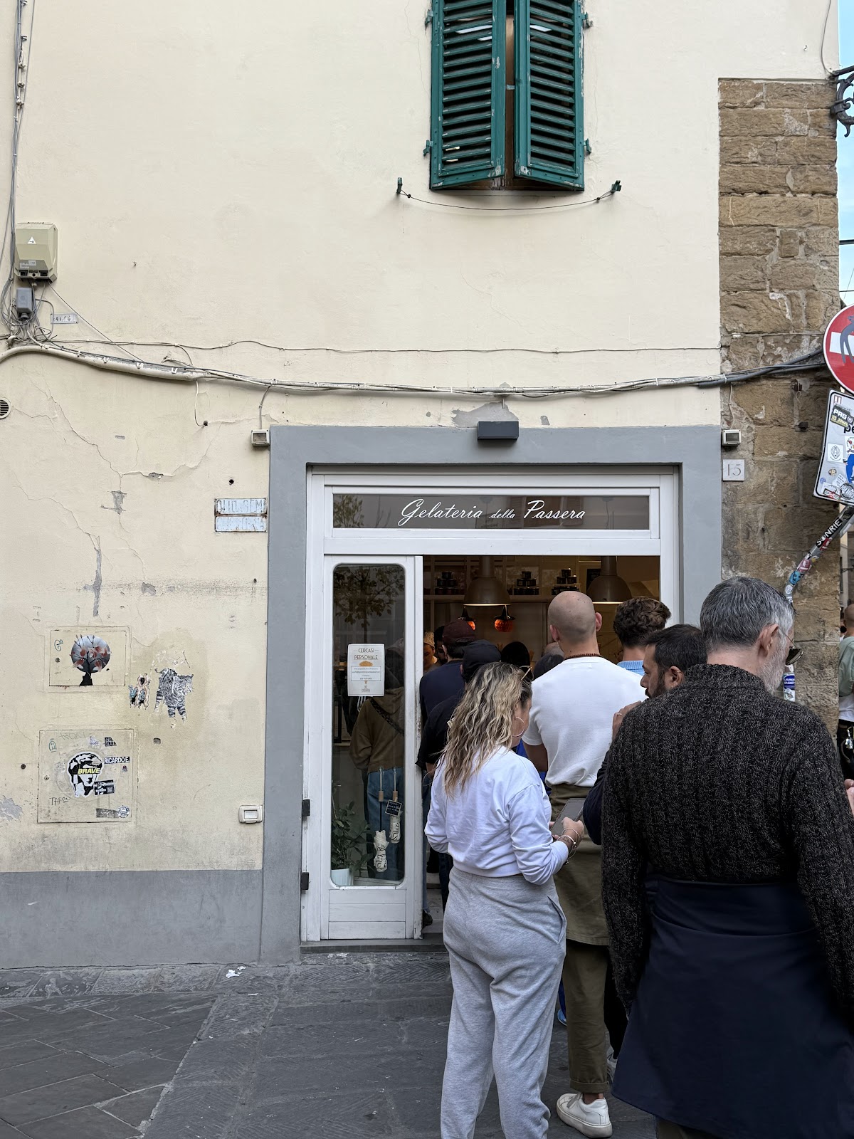 Il locale visto dall'interno.