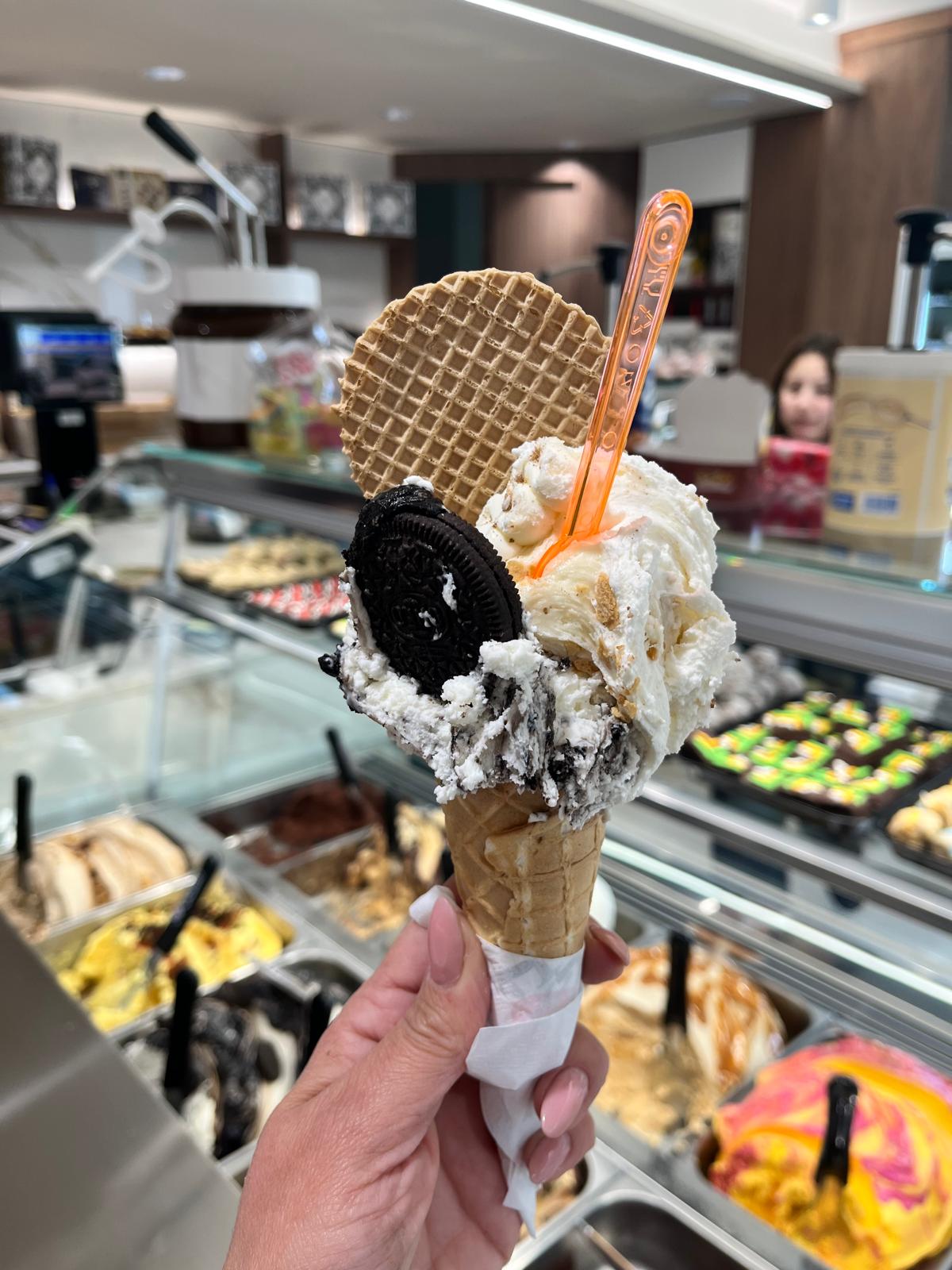 Il gelato della casa.