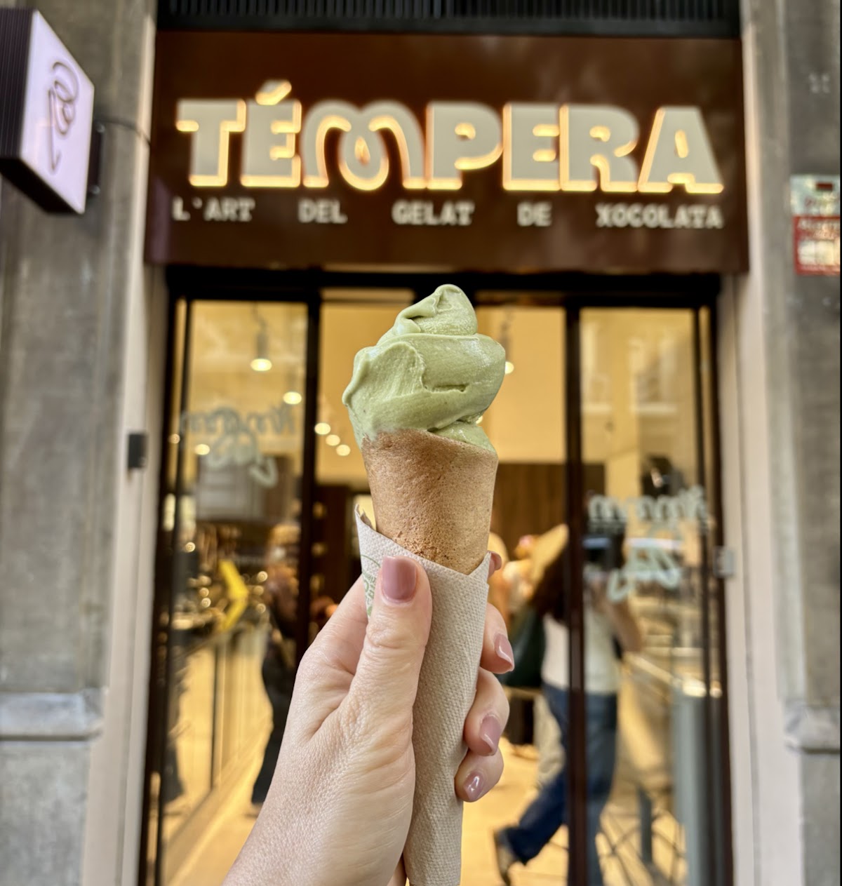 Témpera Gelato — el local